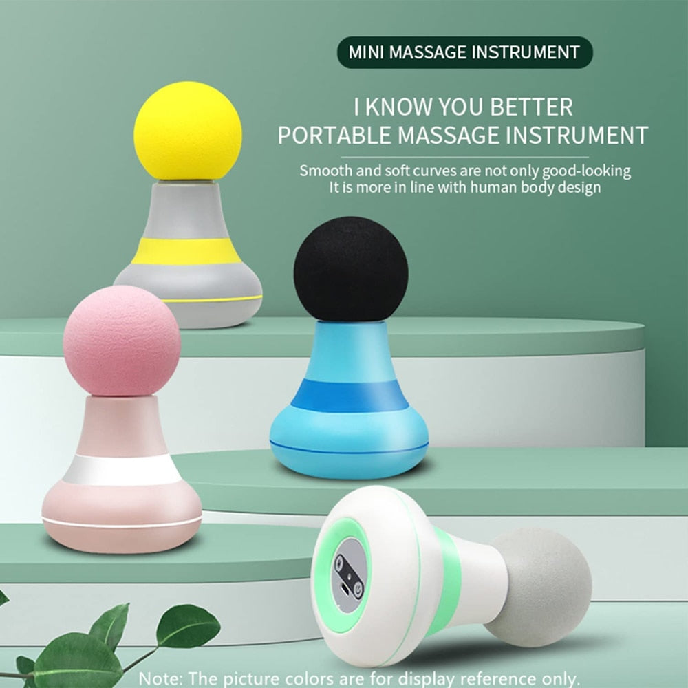 Electric Mini Handheld Massage Gun 6 Speed Vibration Fitness Massager