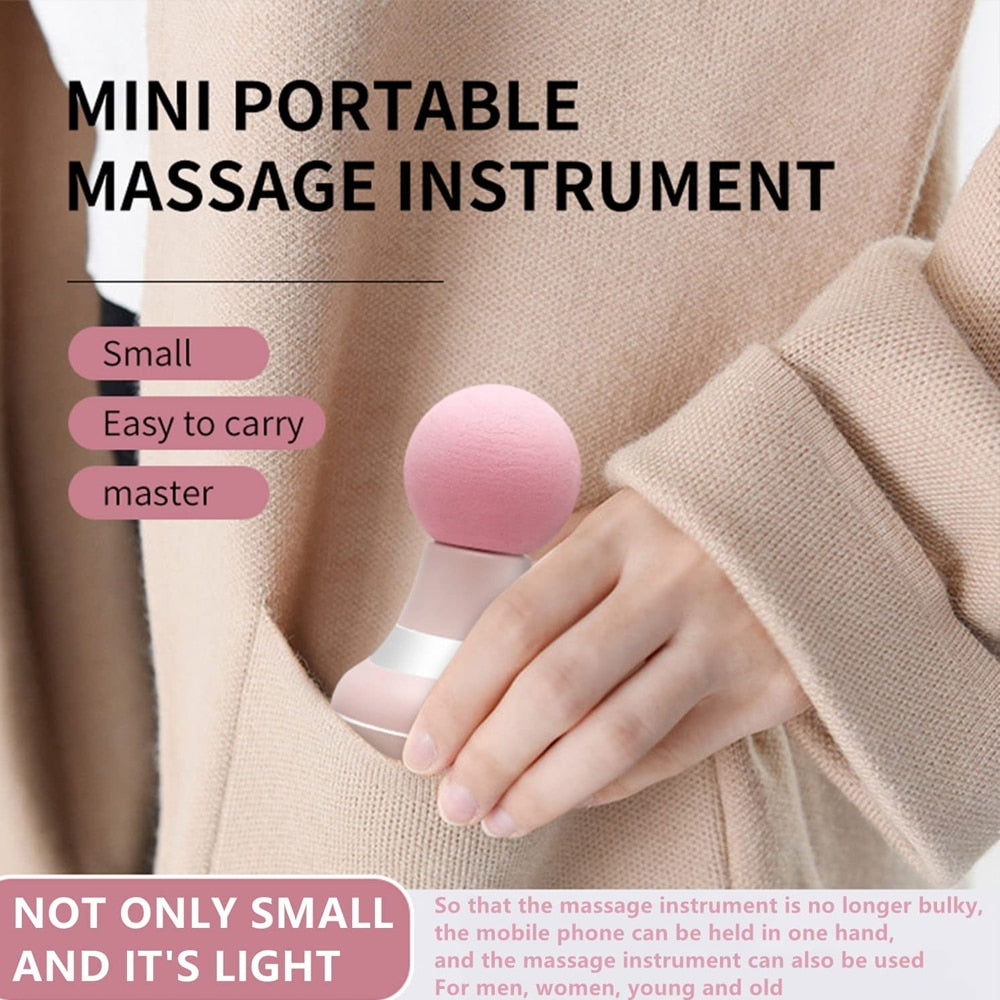 Electric Mini Handheld Massage Gun 6 Speed Vibration Fitness Massager