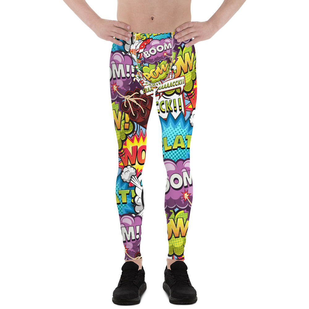 Comic Pop Art Leggings for Men