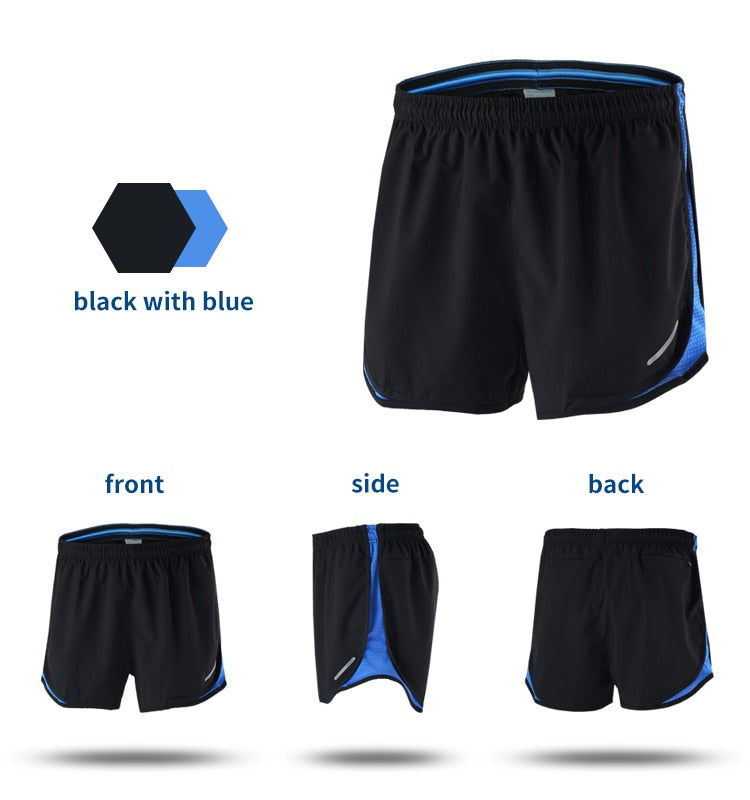 Running Shorts Men 2 in 1 Sport Athletic Crossfit Fitness Gym Shorts