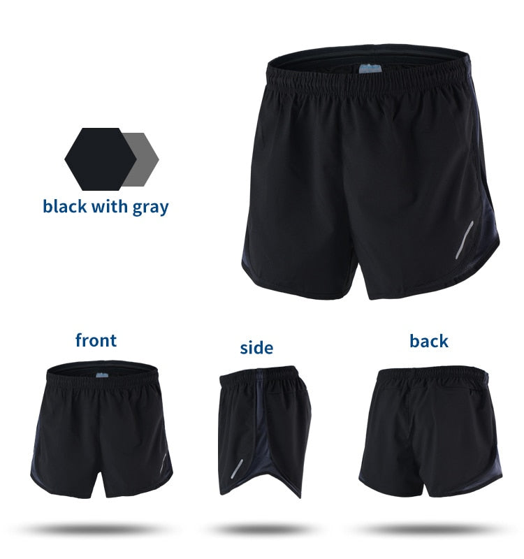 Running Shorts Men 2 in 1 Sport Athletic Crossfit Fitness Gym Shorts