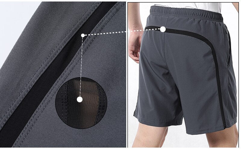 Running Shorts Gym Dry Fit 2 in 1 Sportswear Crossfit Jogging Workout