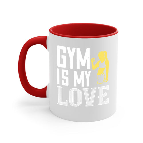 gym is my love 98#- gym-Mug / Coffee Cup