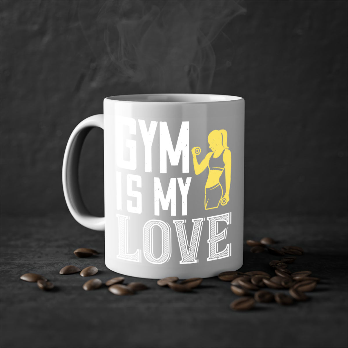 gym is my love 98#- gym-Mug / Coffee Cup